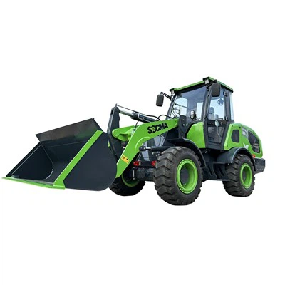 Mini încărcător electric de 1,8 tone cu tracțiune pe roți 4x4