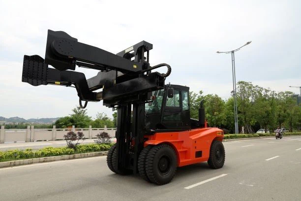 Socma 13.5 Ton Heavy Duty Forklifts Good For Glass Factory Attach Tire Clam