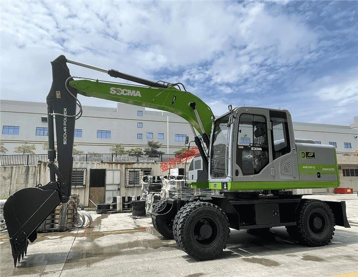 SOCMA 15 tone 15t excavator electric pe roți